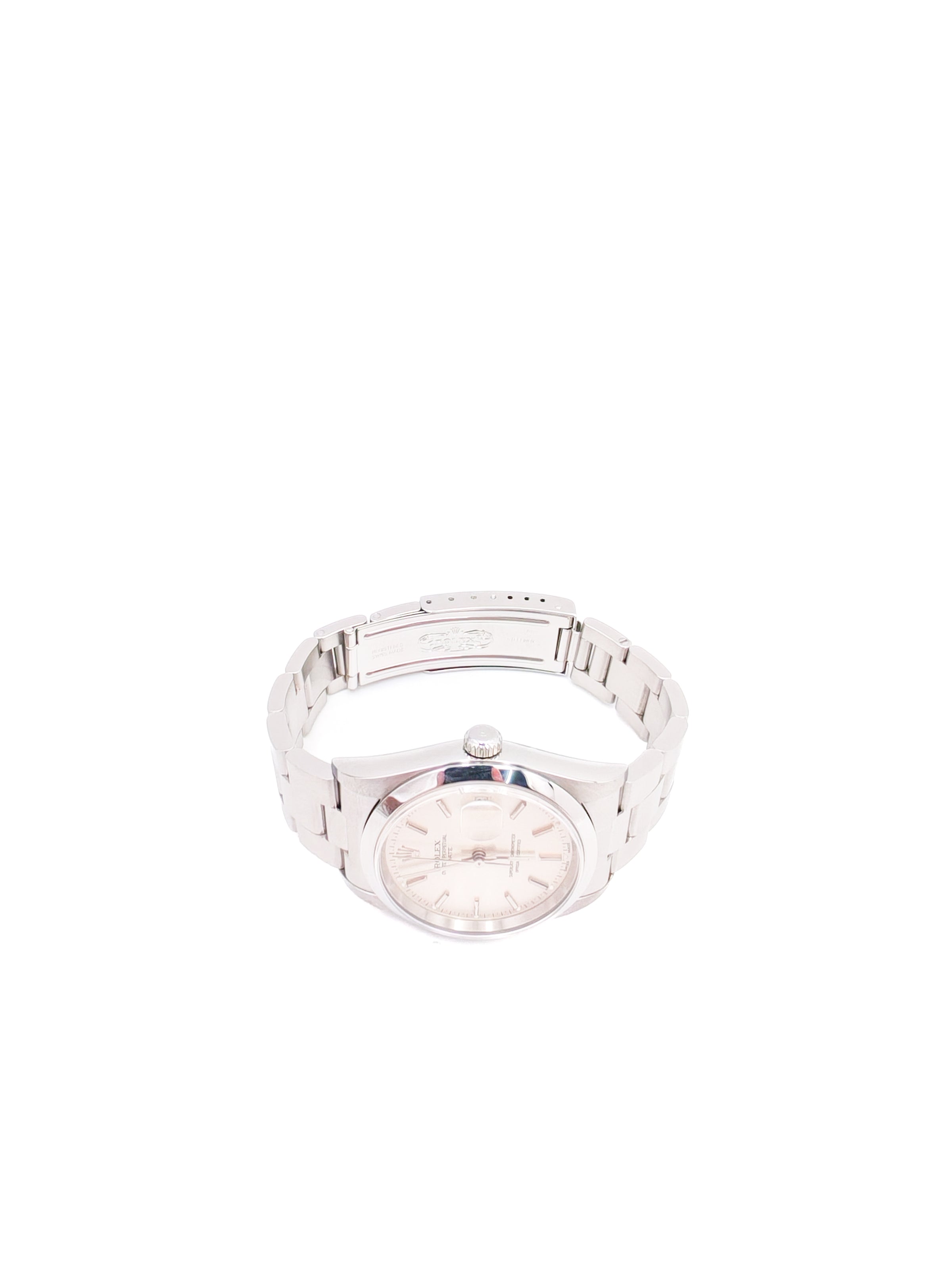 Oyster Perpetual Date 34 Silver