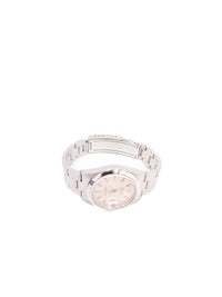 Oyster Perpetual Date 34 Silver