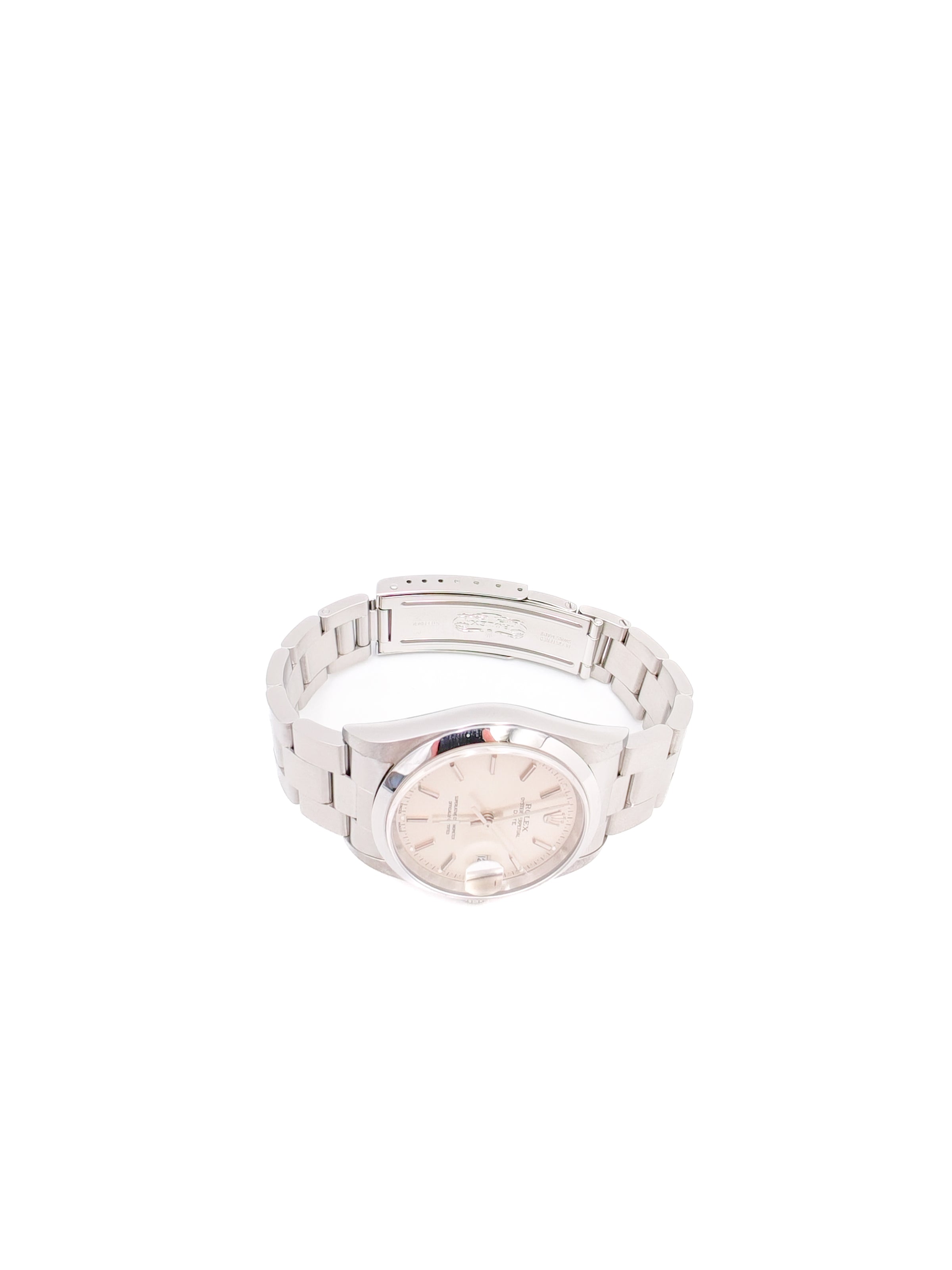 Oyster Perpetual Date 34 Silver