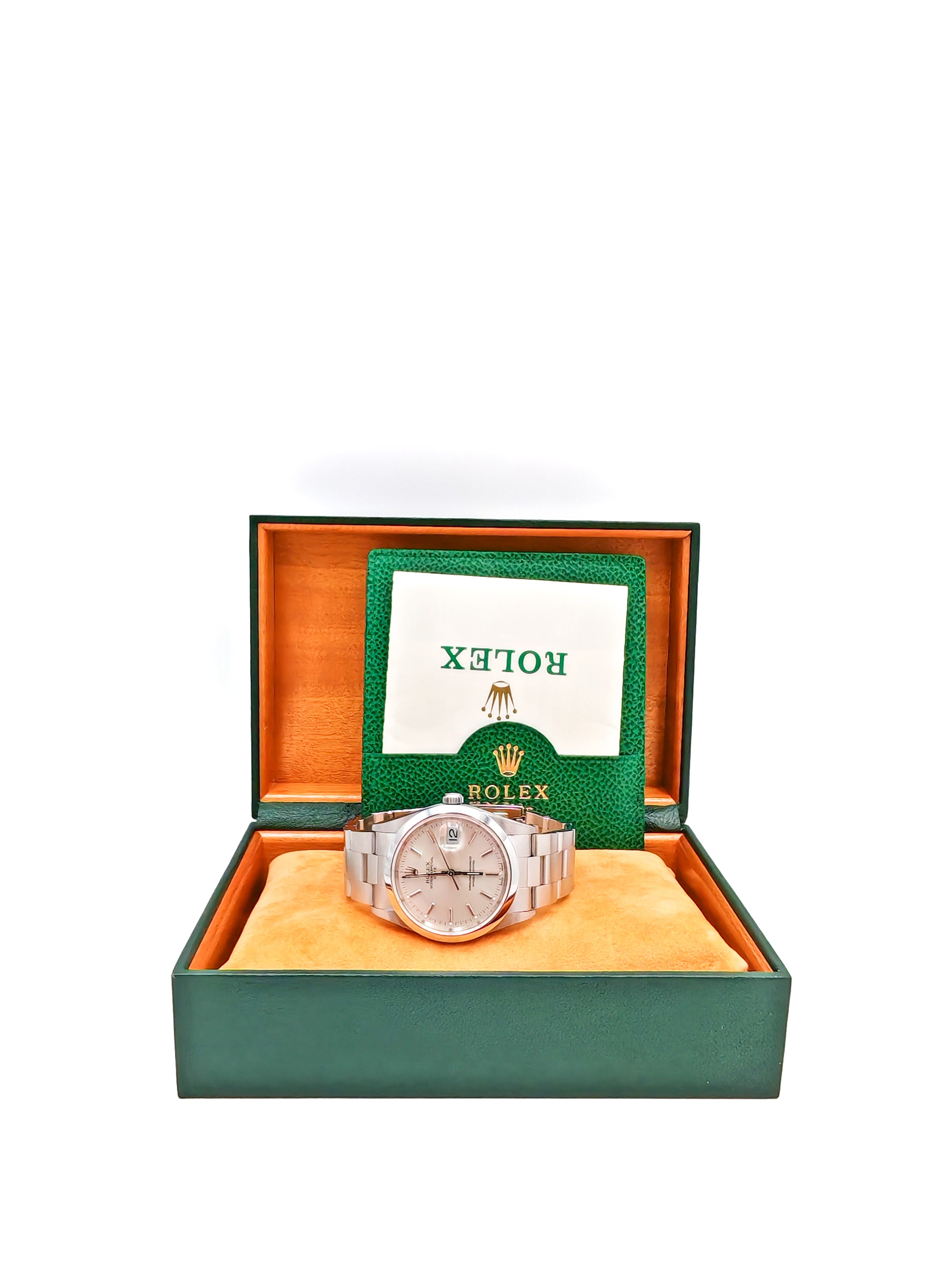 Oyster Perpetual Date 34 Silver