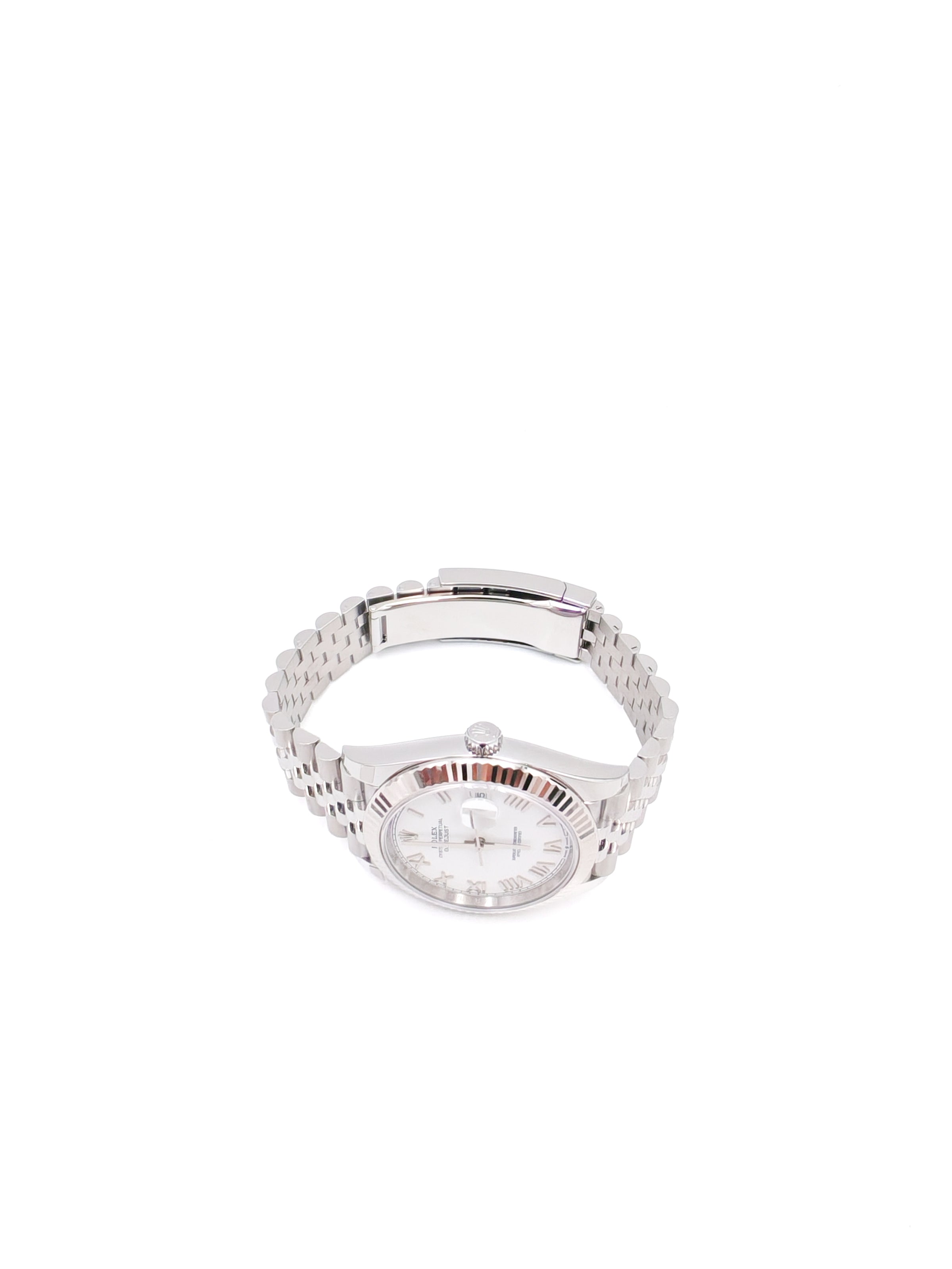 Datejust 41 White Roman Jubilee