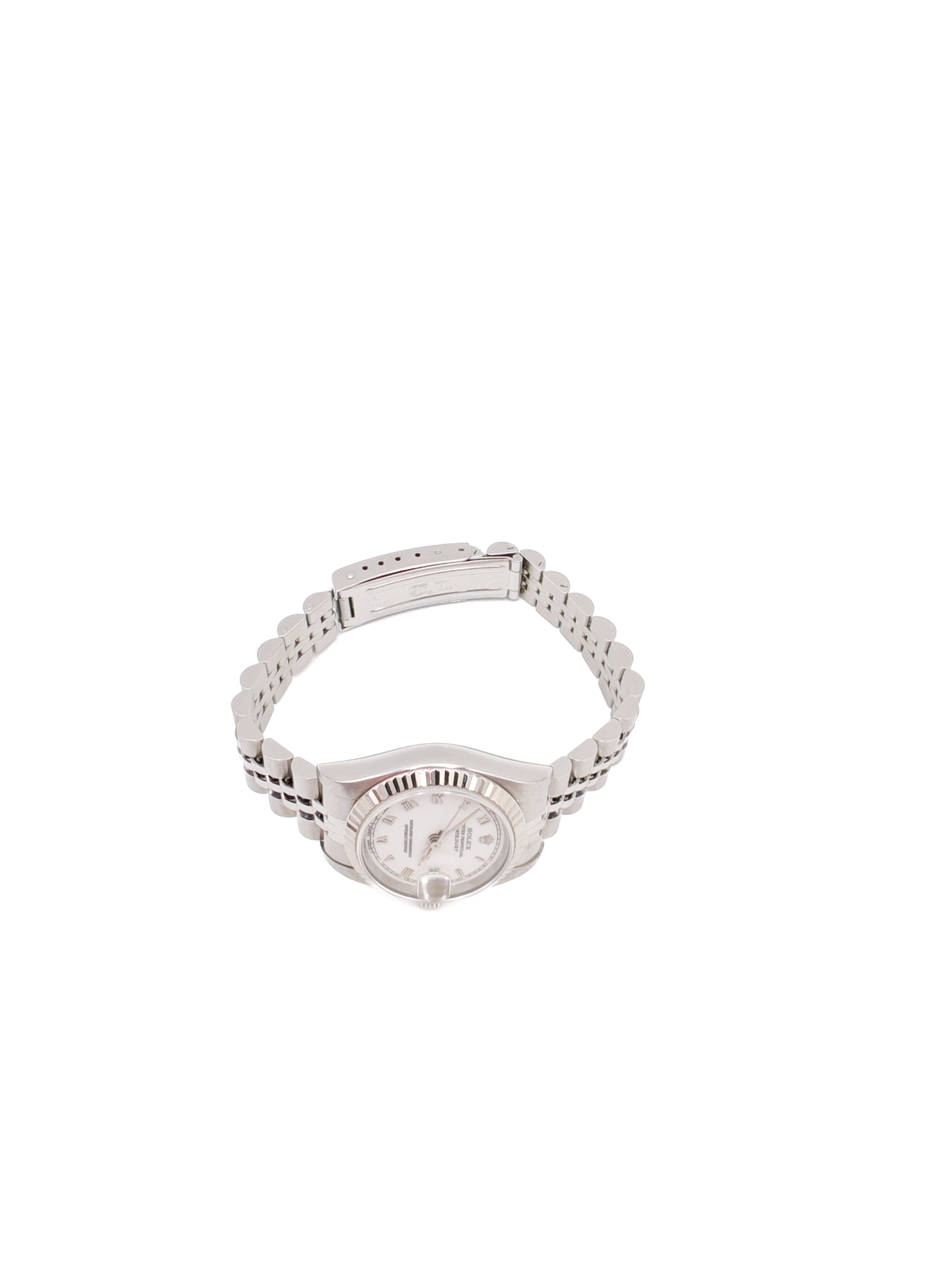 Datejust 26 White Roman