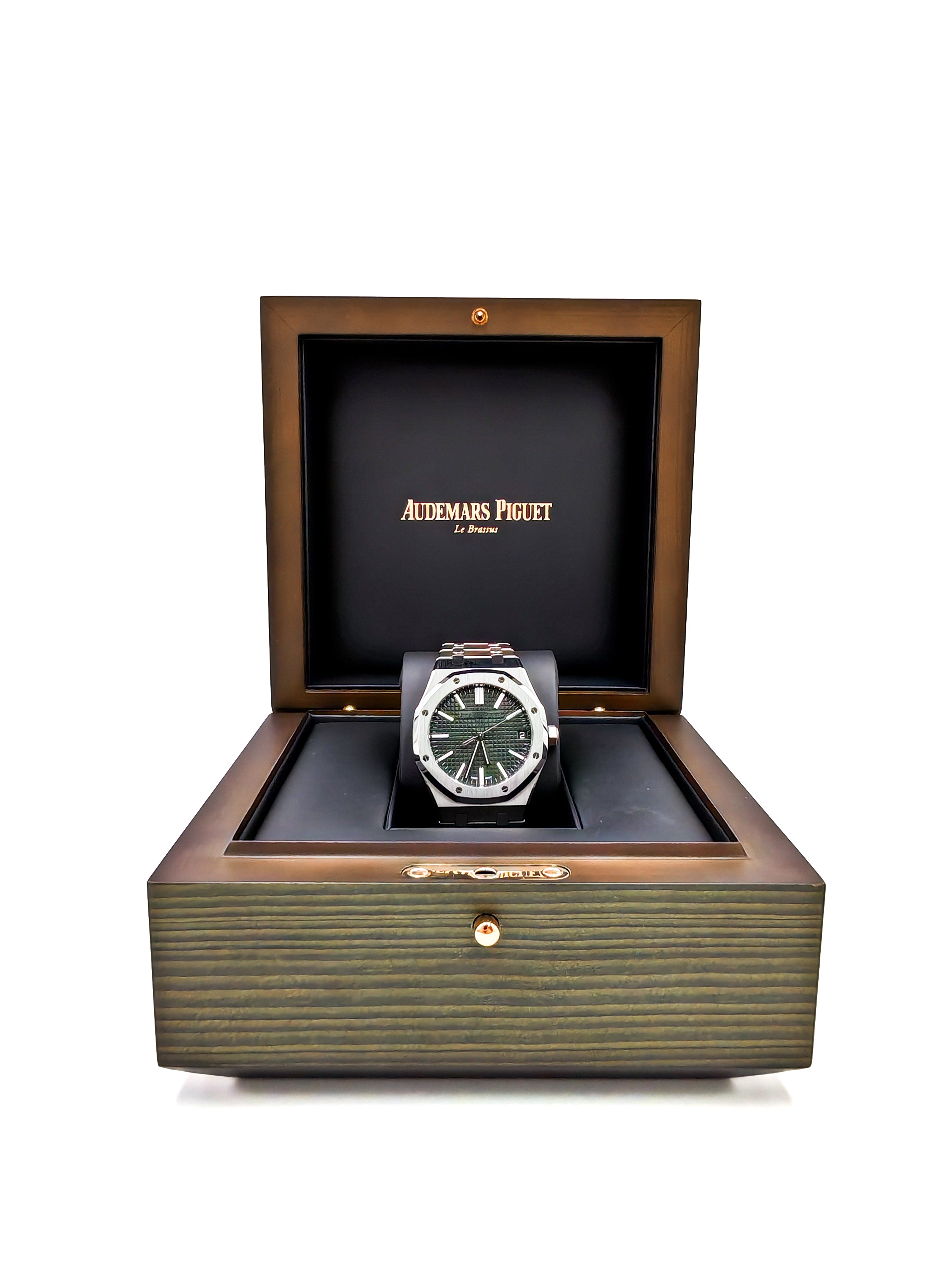 Audemars Piguet Royal Oak 15510ST Green Dial 2023 | Glampot
