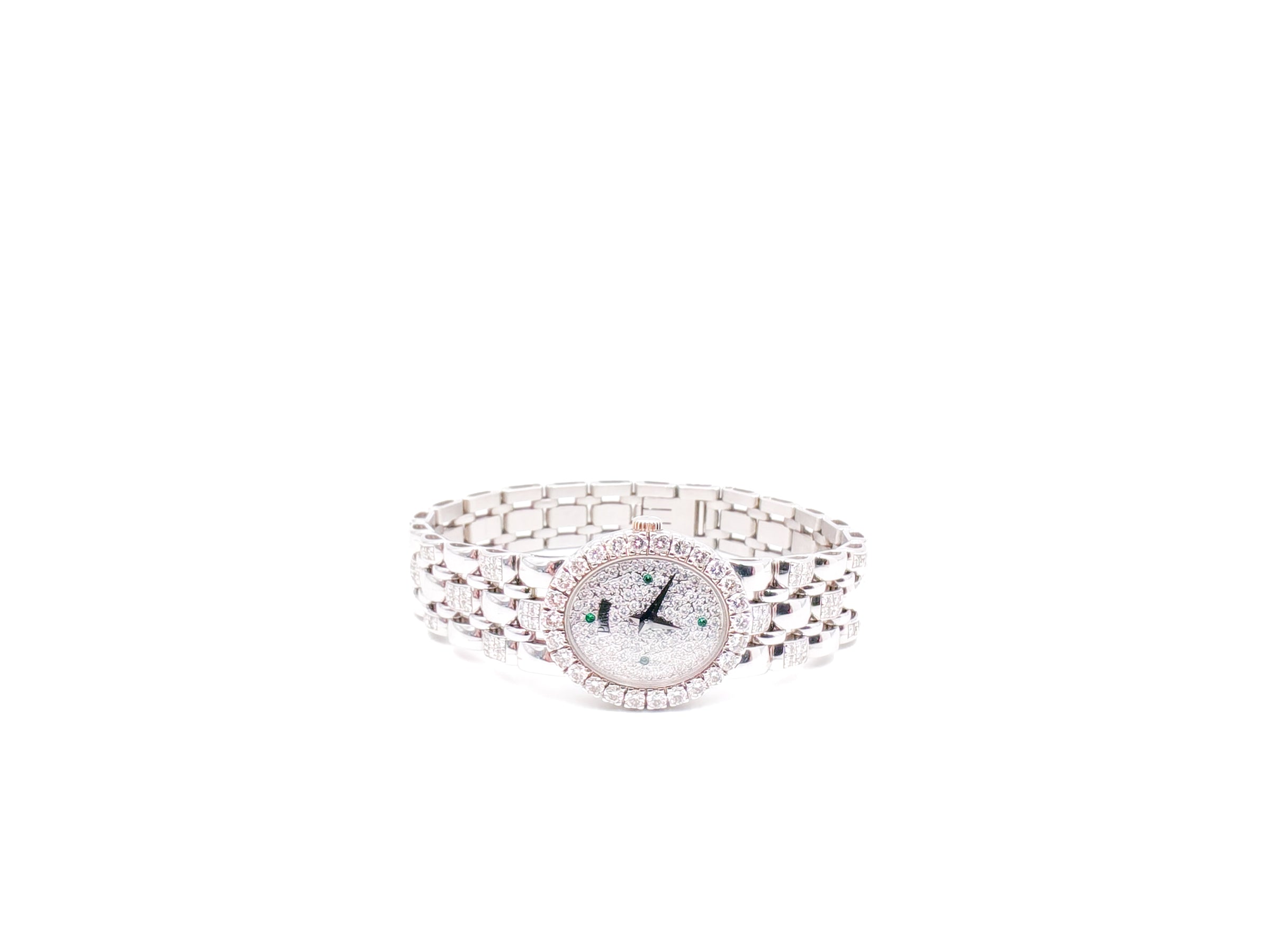 Tradition Ronde Diamond Pavé Quartz