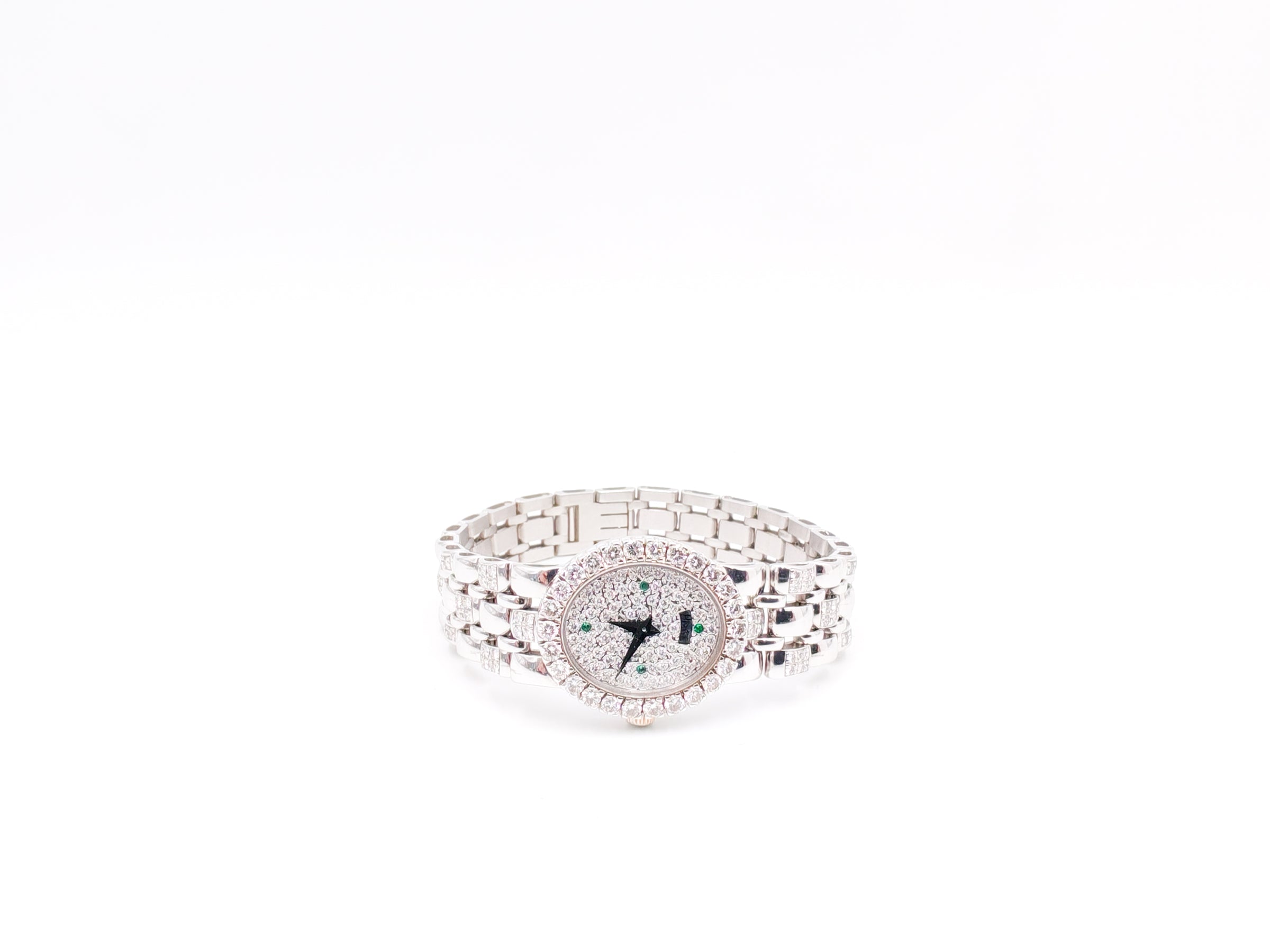Tradition Ronde Diamond Pavé Quartz