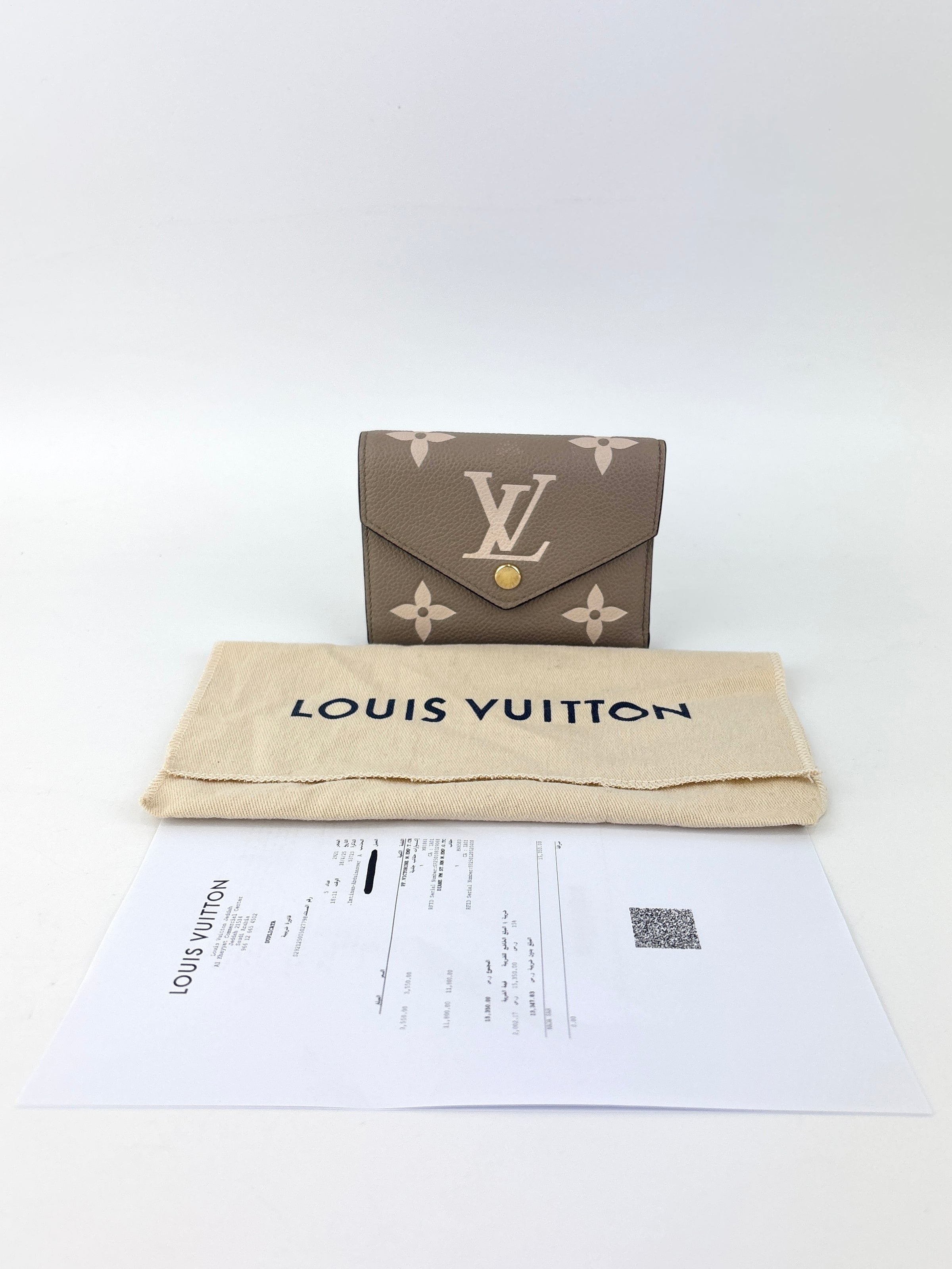 双色Monogram Empreinte Victorine钱夹