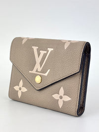 双色Monogram Empreinte Victorine钱夹