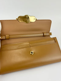 Pimlico Wallet on Strap Sable Super Lux Calf Crossbody
