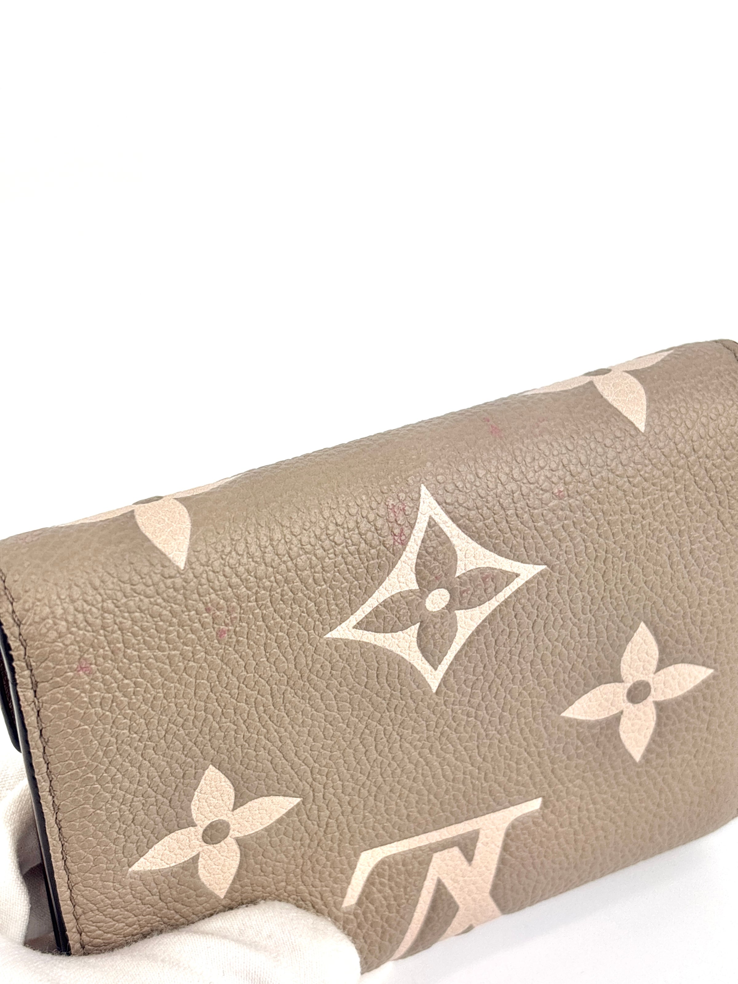 双色Monogram Empreinte Victorine钱夹