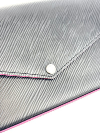 路易威登 Felicie 手袋 压纹皮革 黑/粉