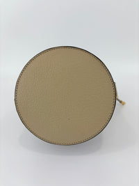 Ophidia GG Mini Bucket Bag in White/Beige