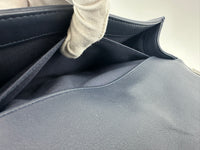 Old Medium Boy Chevron Lambskin Navy PHW