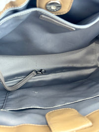 PST XL Tote in Khaki Brown Caviar Leather SHW
