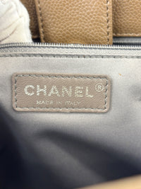 PST XL Tote in Khaki Brown Caviar Leather SHW