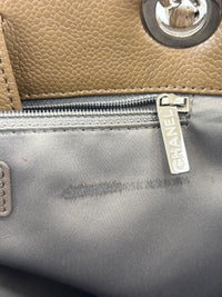 PST XL Tote in Khaki Brown Caviar Leather SHW