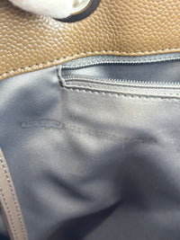 PST XL Tote in Khaki Brown Caviar Leather SHW