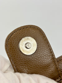 PST XL Tote in Khaki Brown Caviar Leather SHW
