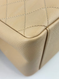 GST Tote in Beige Caviar GHW