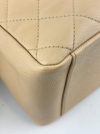 GST Tote in Beige Caviar GHW