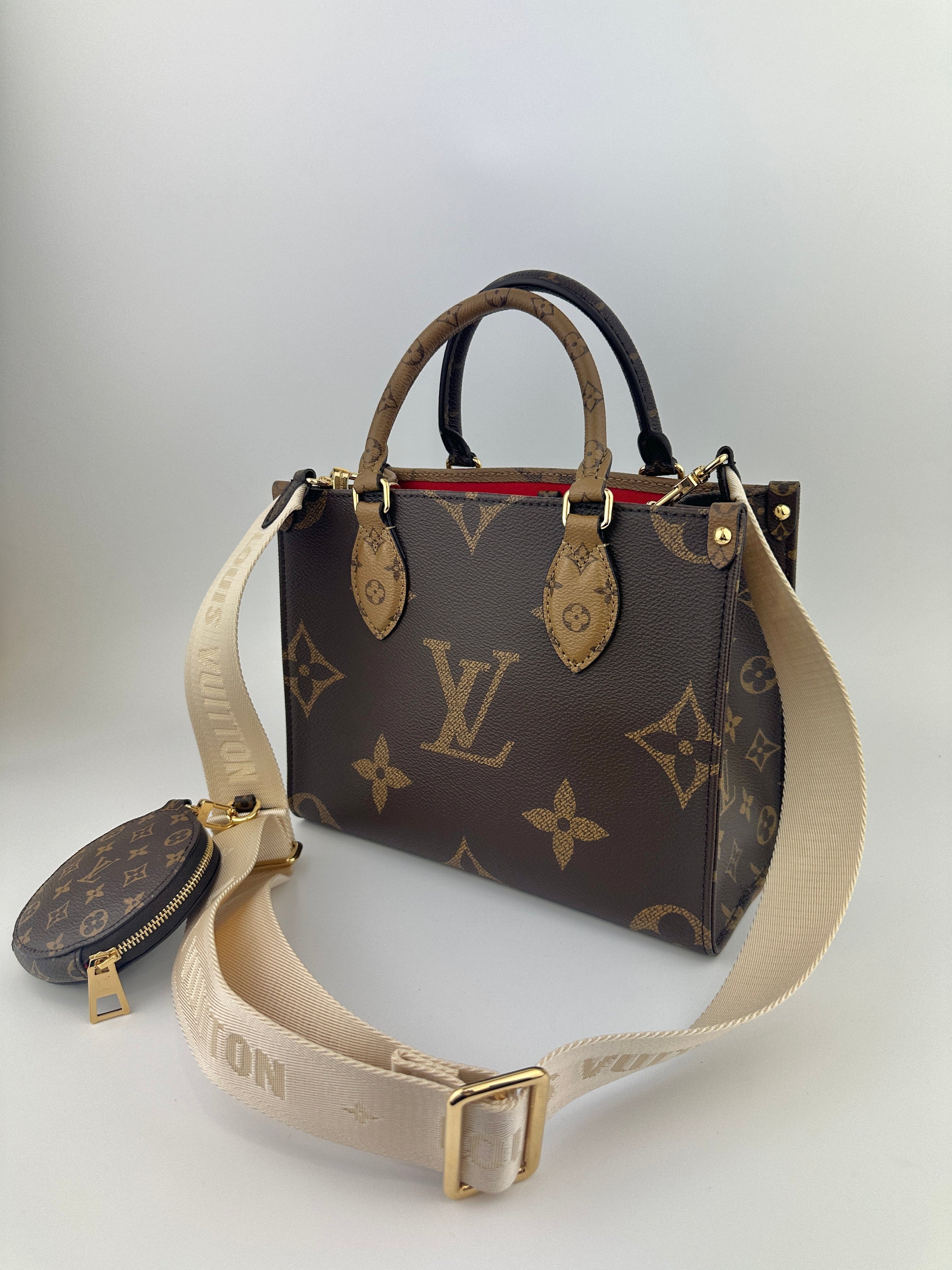 M46373 OnTheGo PM Monogram Reverse Tote Bag (RFID)