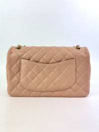 Beige Paris-Cosmopolite Rock the Corner Flap Bag Matte GHW