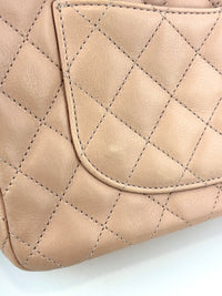 Beige Paris-Cosmopolite Rock the Corner Flap Bag Matte GHW