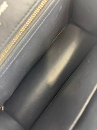 Medium Diorama Bag Silver Metallic Micro Cannage