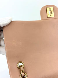 Beige Paris-Cosmopolite Rock the Corner Flap Bag Matte GHW