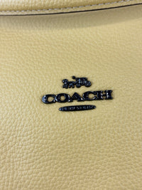 29800 Scalloped Edie 31 in Sunflower Yellow Pebble Leather