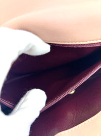 Beige Paris-Cosmopolite Rock the Corner Flap Bag Matte GHW