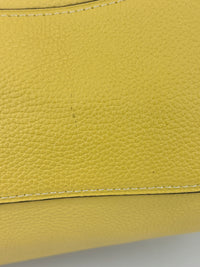 29800 Scalloped Edie 31 in Sunflower Yellow Pebble Leather