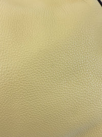 29800 Scalloped Edie 31 in Sunflower Yellow Pebble Leather