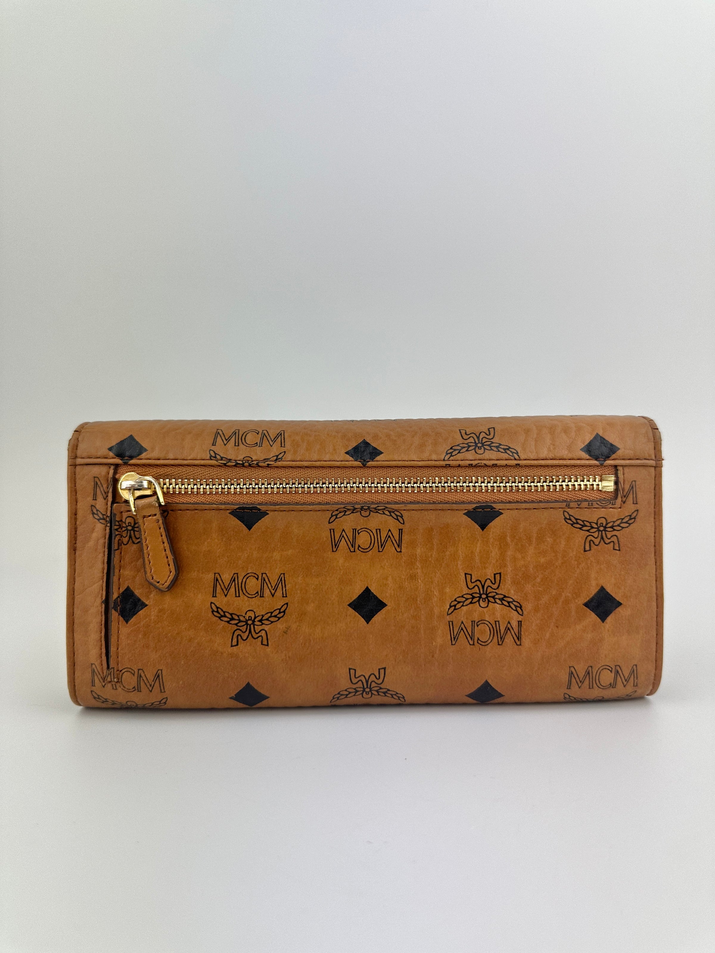 Heritage Line Wallet Synthetic Cognac