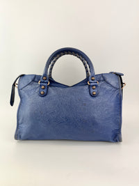 Bluette Lambskin Leather Giant 12 City Bag RGHW