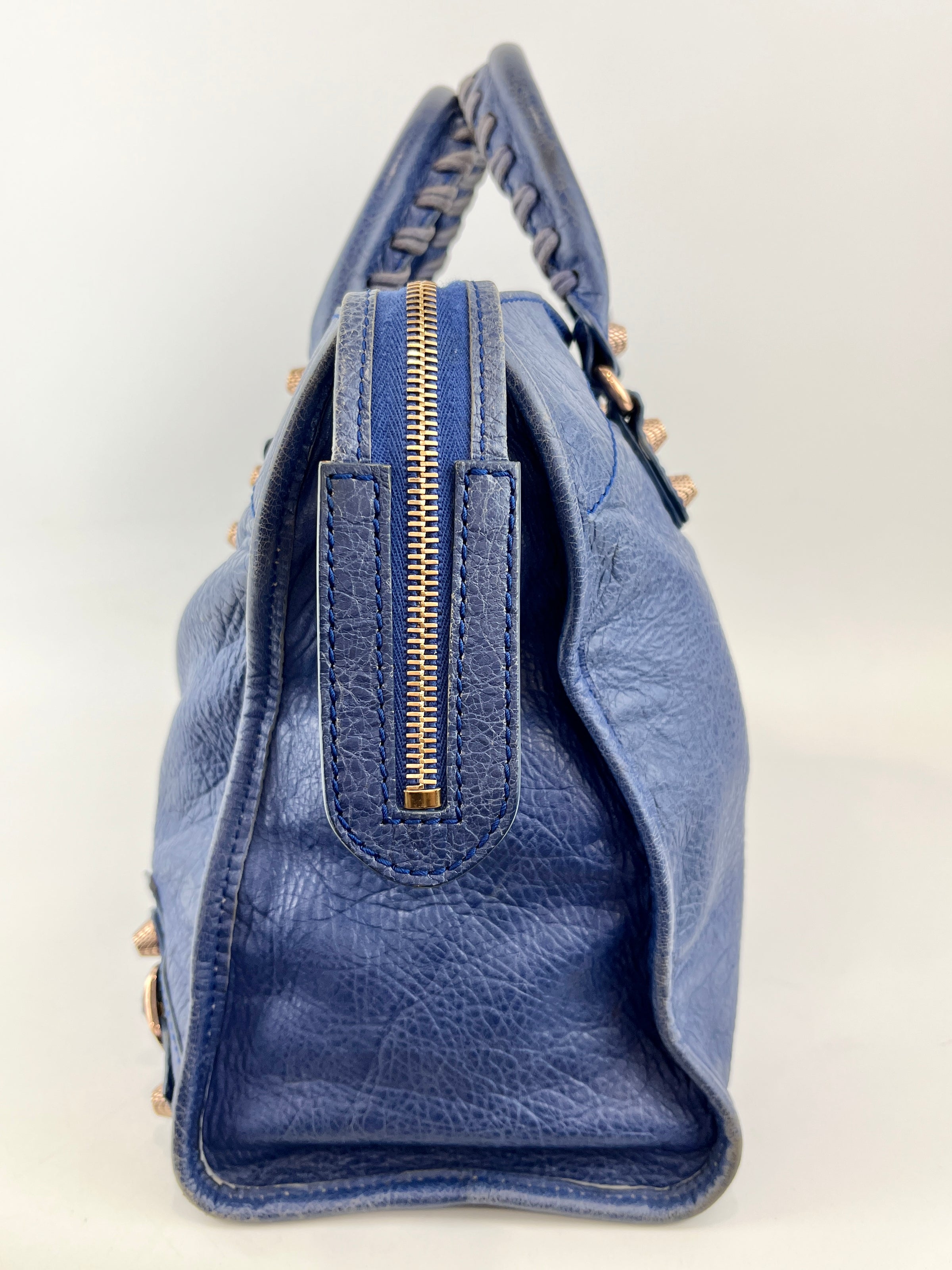Bluette Lambskin Leather Giant 12 City Bag RGHW