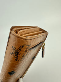 Heritage Line Wallet Synthetic Cognac