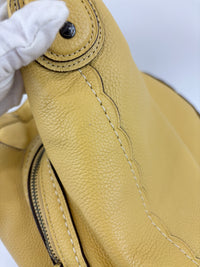 29800 Scalloped Edie 31 in Sunflower Yellow Pebble Leather