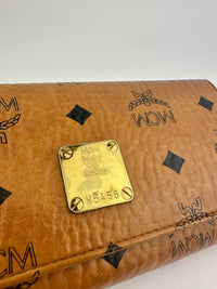 Heritage Line Wallet Synthetic Cognac