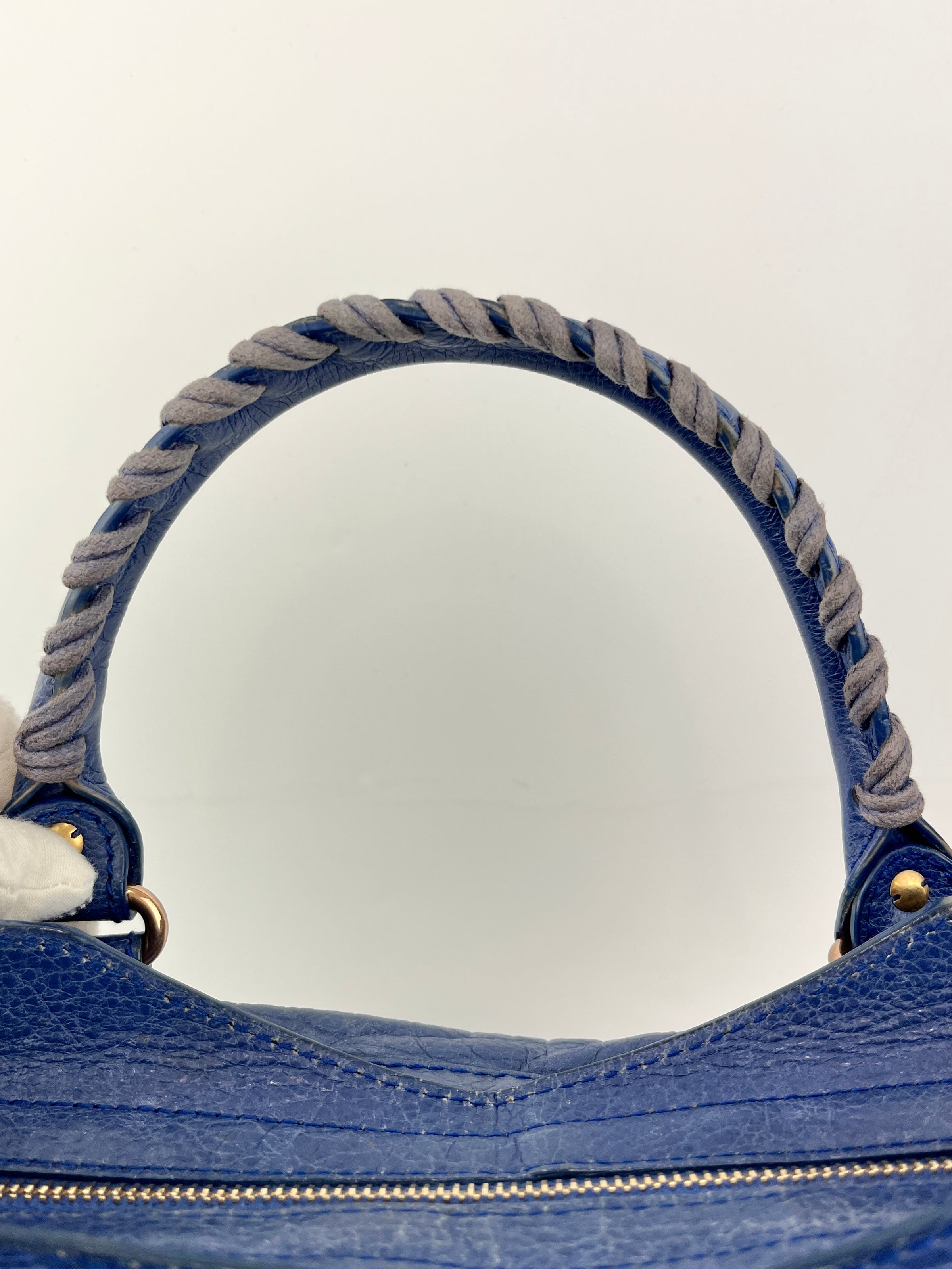 Bluette Lambskin Leather Giant 12 City Bag RGHW