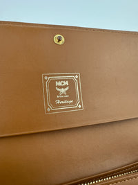 Heritage Line Wallet Synthetic Cognac