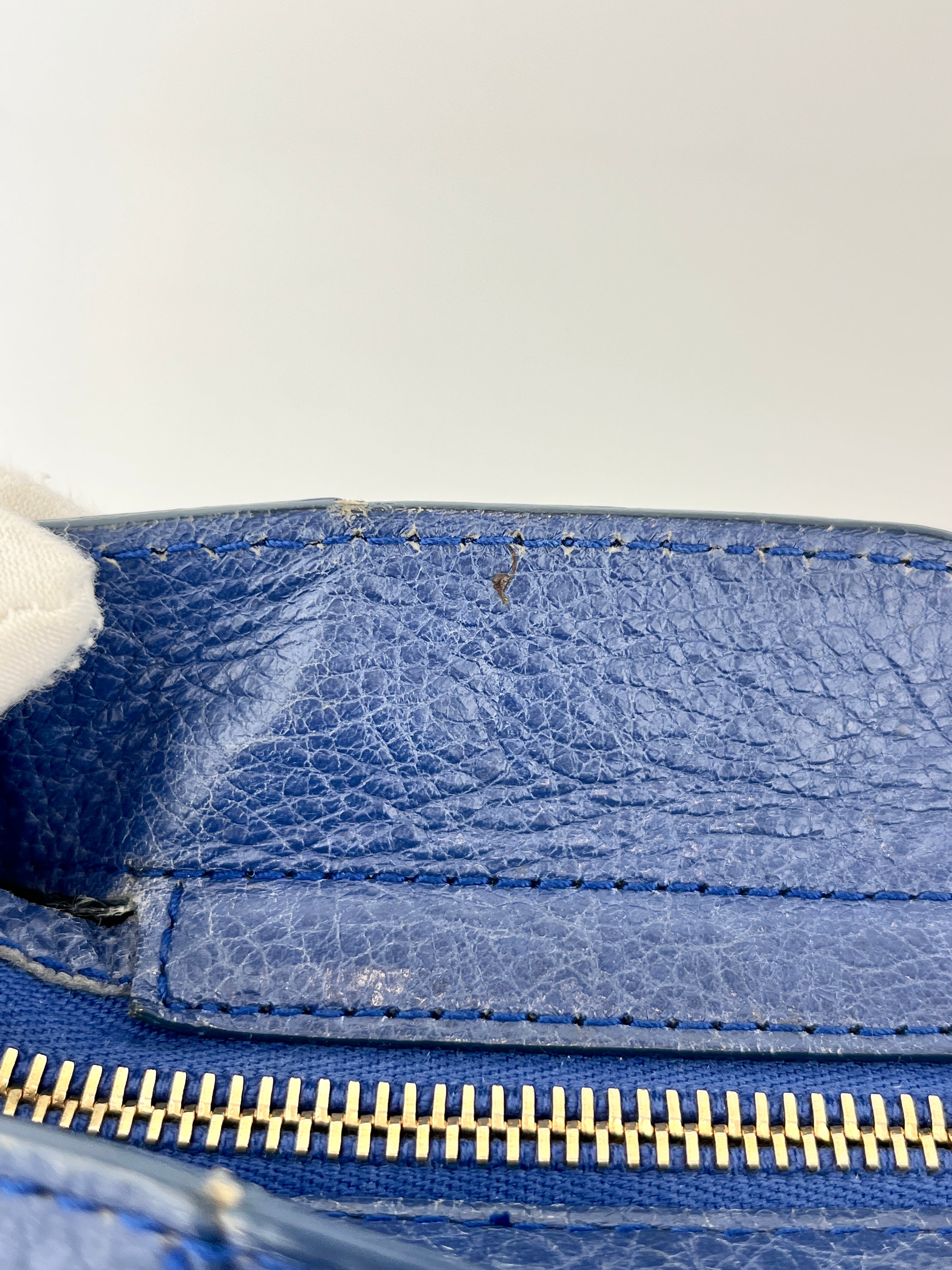 Bluette Lambskin Leather Giant 12 City Bag RGHW