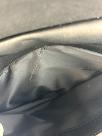 EO-24 0485 Black Textured Leather Briefcase / Laptop Bag