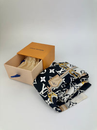 M78656 Silk Monogram Confidential Noir Bandeau