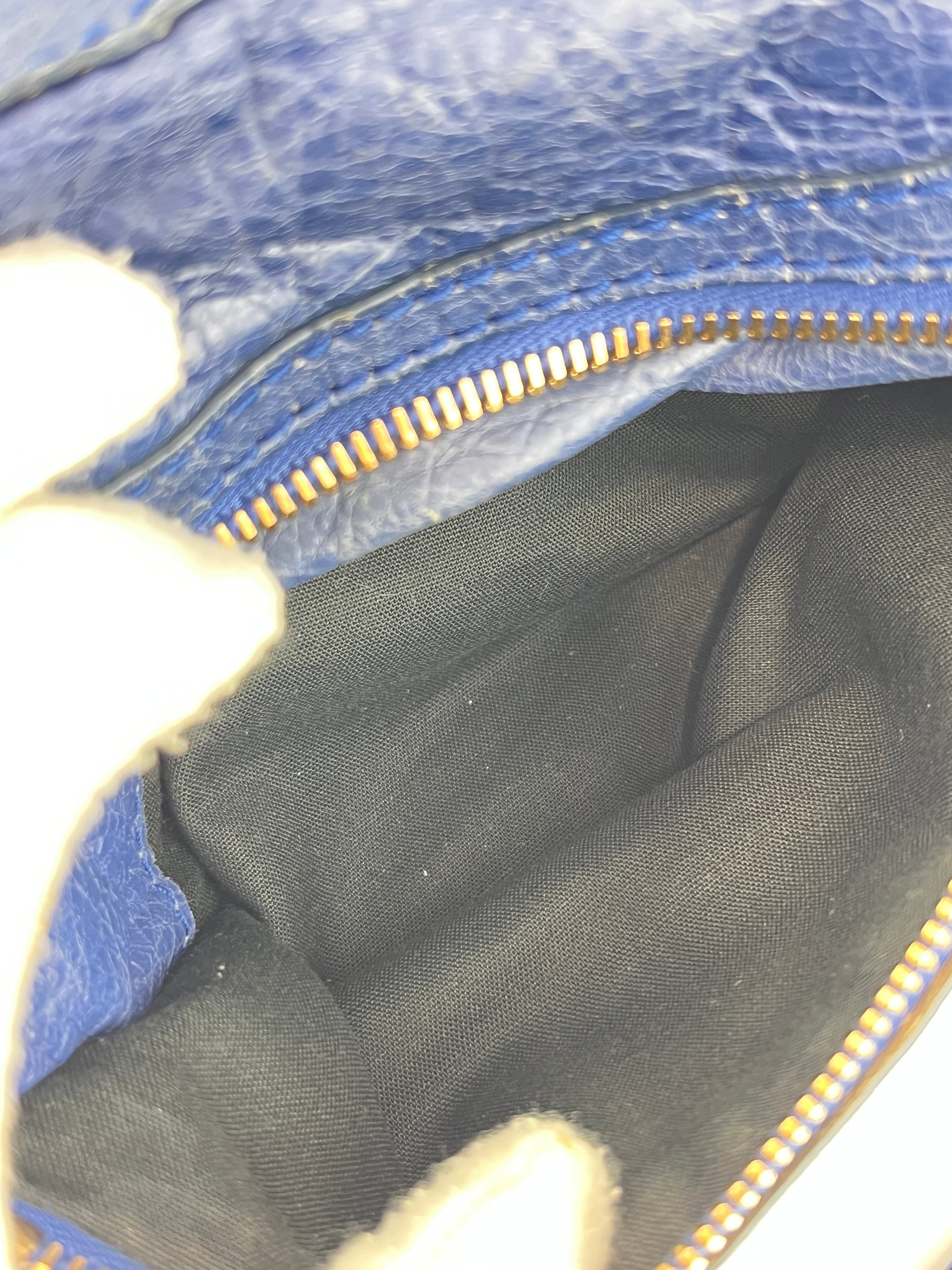 Bluette Lambskin Leather Giant 12 City Bag RGHW