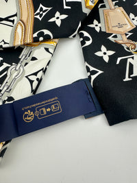 M78656 Silk Monogram Confidential Noir Bandeau