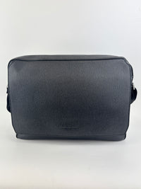 EO-24 0485 Black Textured Leather Briefcase / Laptop Bag