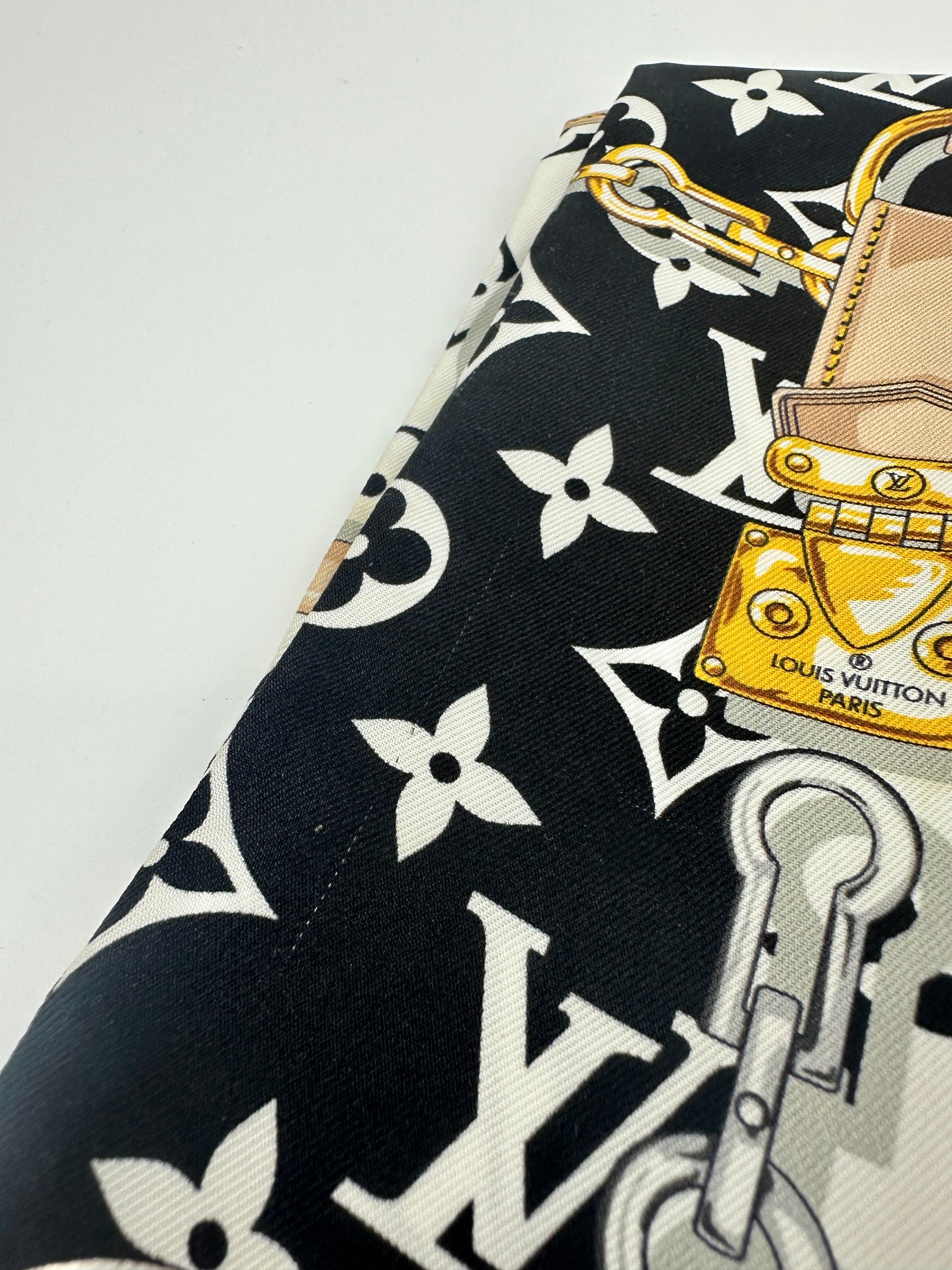 M78656 Silk Monogram Confidential Noir Bandeau