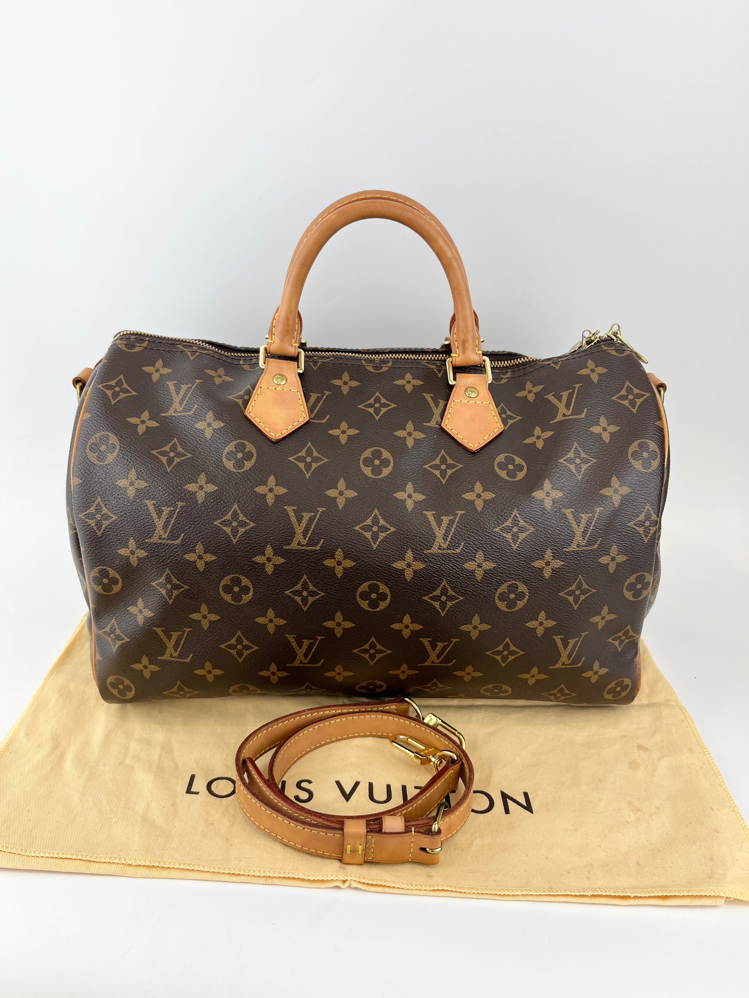 Speedy Bandouliere 35 Monogram Canvas