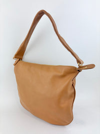 Caramel Swing Leather Shoulder Bag
