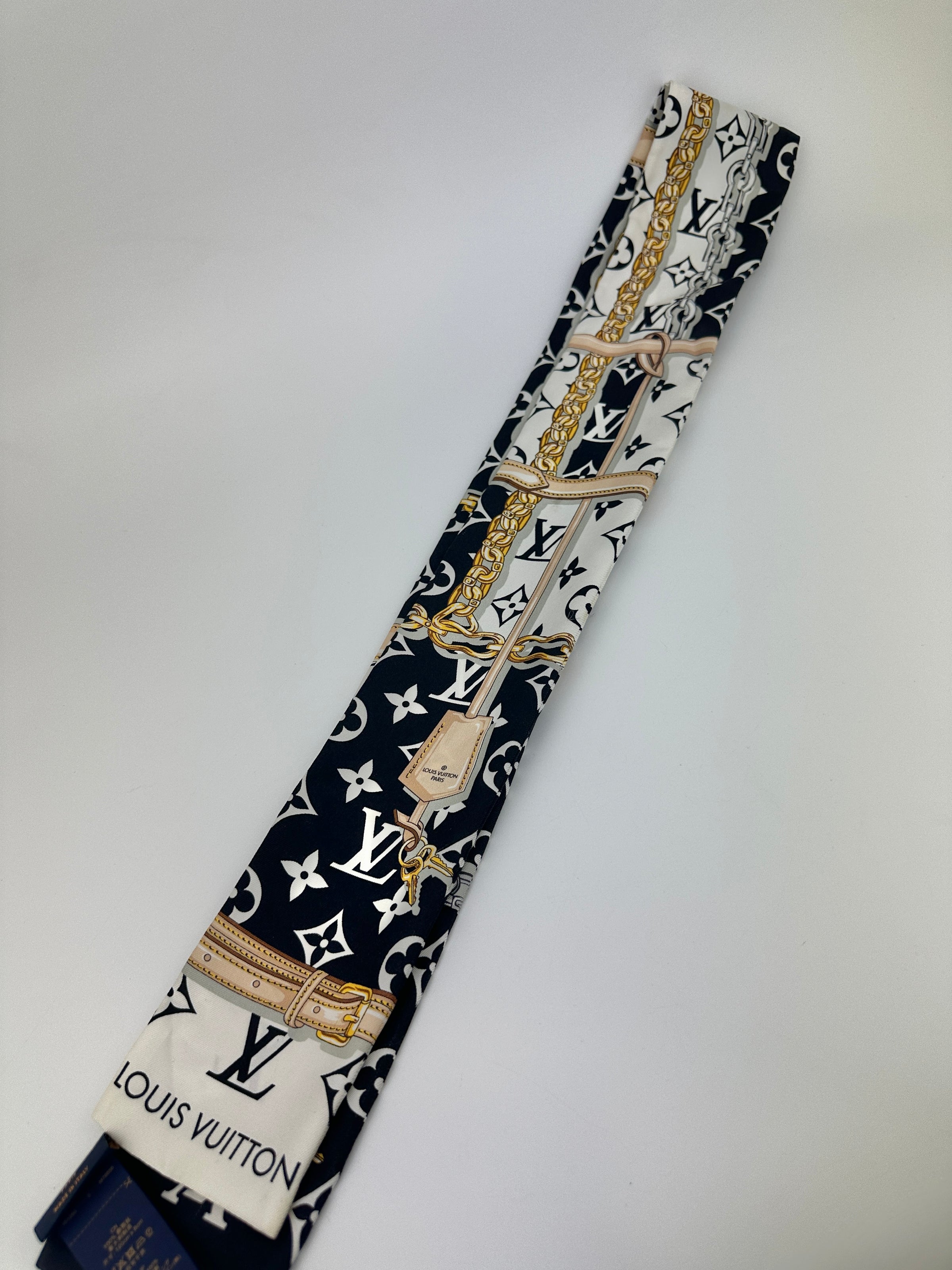 M78656 Silk Monogram Confidential Noir Bandeau